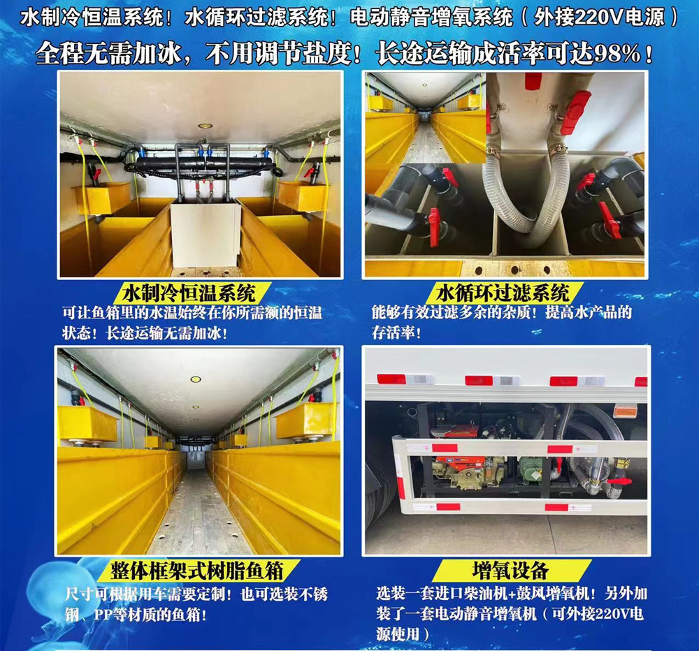 江鈴凱運4米2鮮活水產(chǎn)品運輸車細節(jié)圖